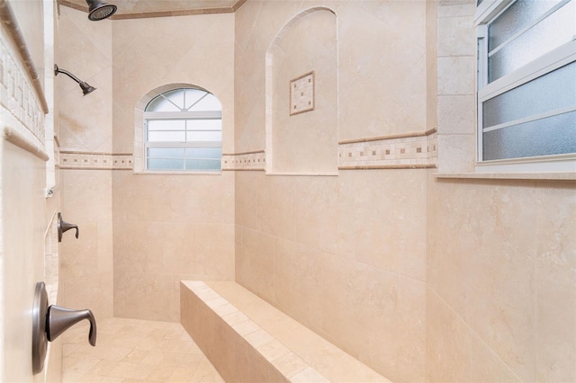 14010 San Domingo Blvd, Port Charlotte, FL 33981 - bathroom with a tile shower