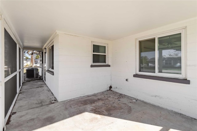 view of home's exterior featuring cooling unit