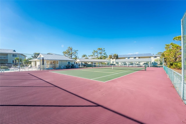 view of sport court with basketball court