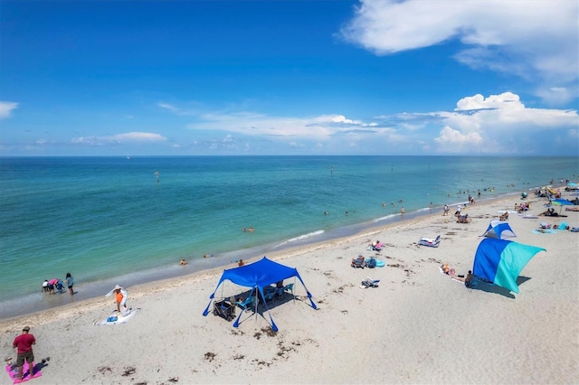 water view featuring a view of the beach