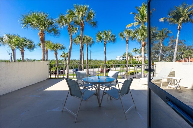 view of patio