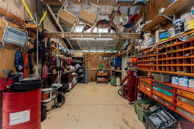 6341 Biggs St, Englewood, FL 34224 - garage with a workshop area