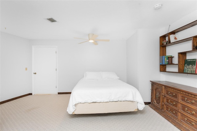 6341 Biggs St, Englewood, FL 34224 - carpeted bedroom with baseboards and a ceiling fan