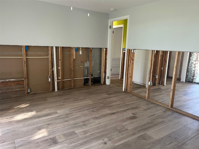 unfurnished bedroom featuring wood-type flooring