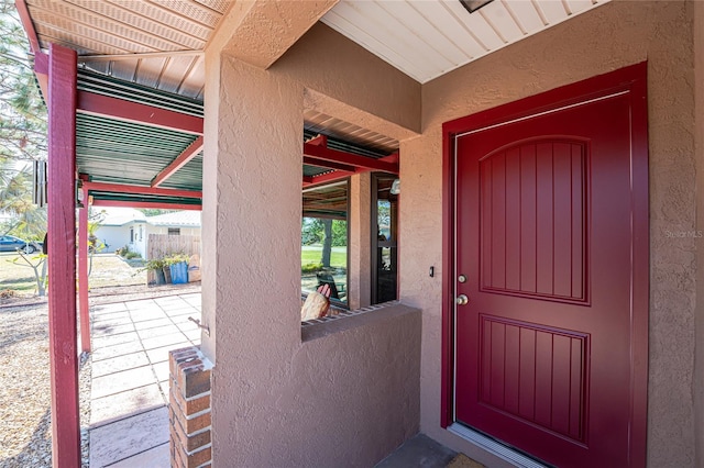 view of property entrance