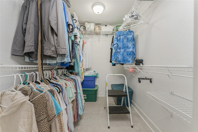 view of spacious closet