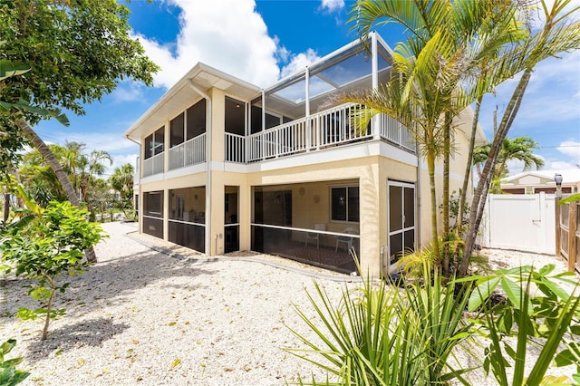 view of back of property