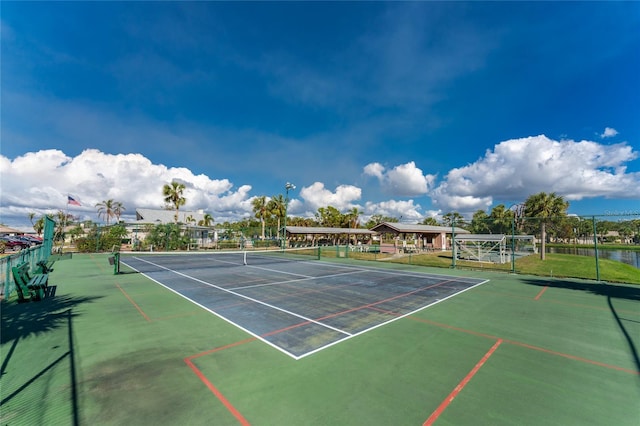 view of sport court