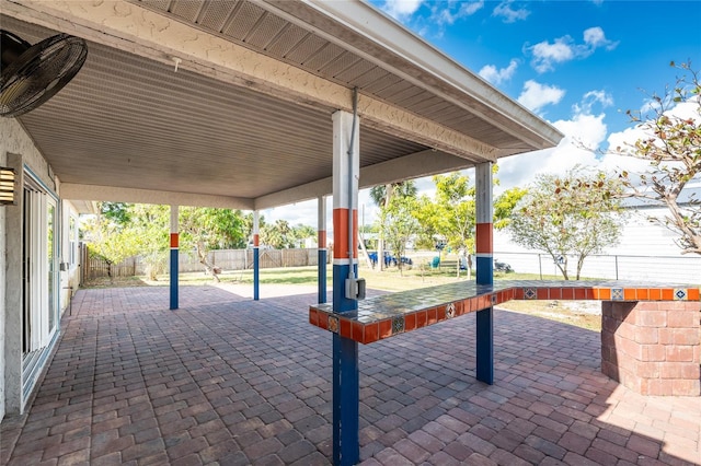 view of patio