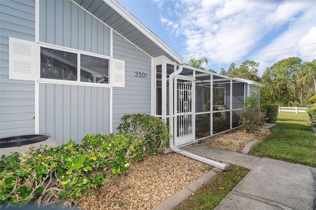 view of entrance to property