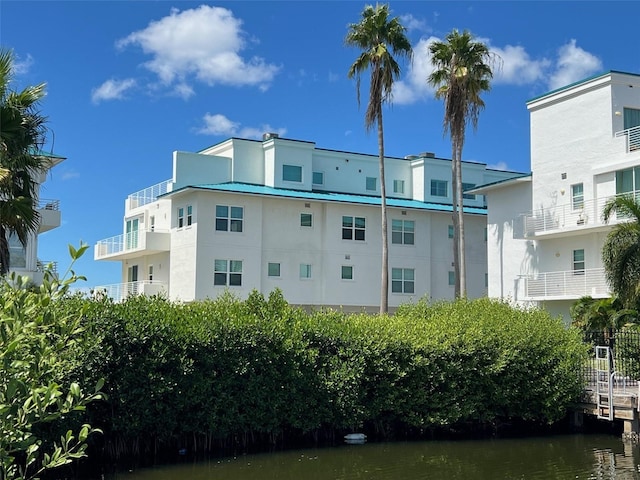 view of property featuring a water view