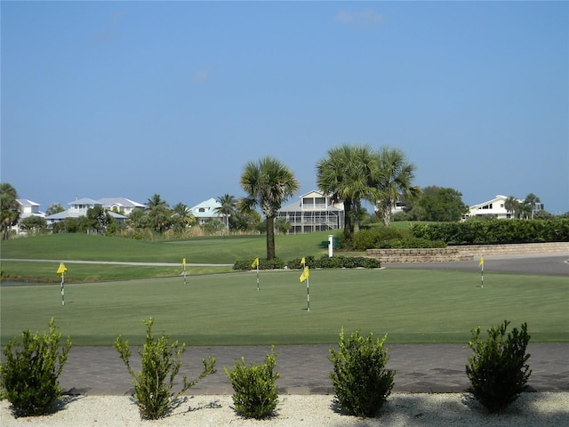 view of community with a yard