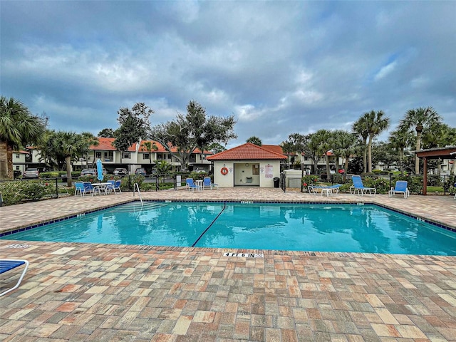 524 Pine Hollow Cir Unit 524, Englewood, FL 34223 - community pool with a patio area