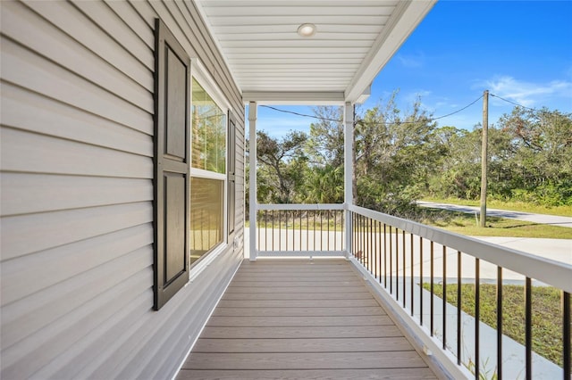 view of deck