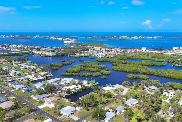 1493 Janet Pl, Englewood, FL 34223 - aerial overview of property's location with a nearby body of water