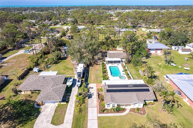 bird's eye view featuring a residential view