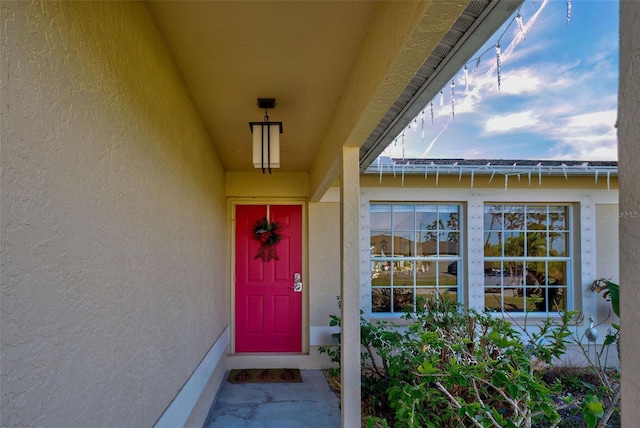 view of property entrance