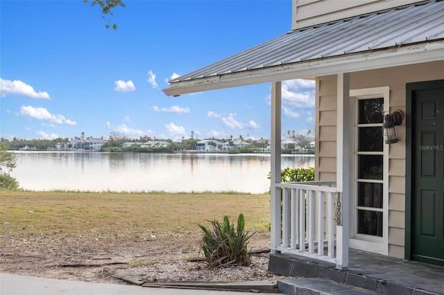 property view of water