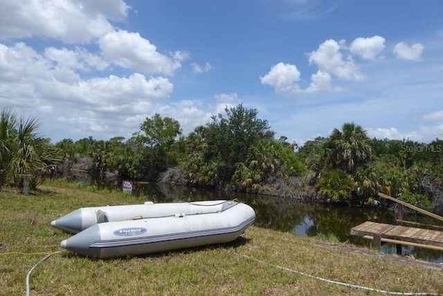 328 Baytree Dr, Rotonda West, FL 33947 - exterior space with a water view