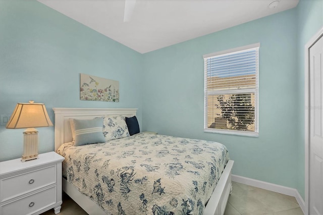 bedroom featuring baseboards