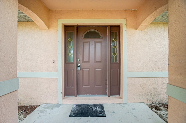 view of entrance to property