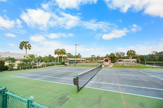 view of sport court