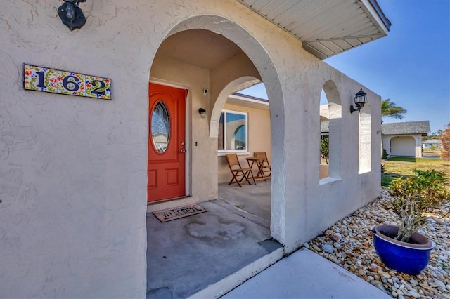 view of property entrance