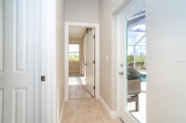 116 Hercules Dr, Rotonda West, FL 33947 - hallway with baseboards