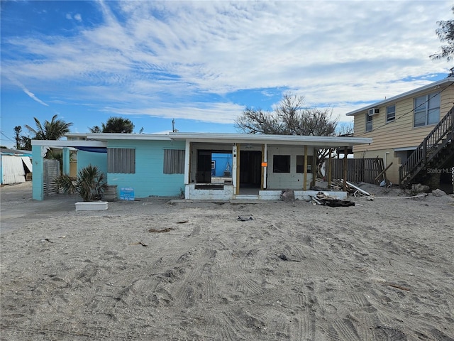 view of rear view of house