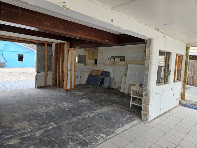 interior space featuring washer / clothes dryer