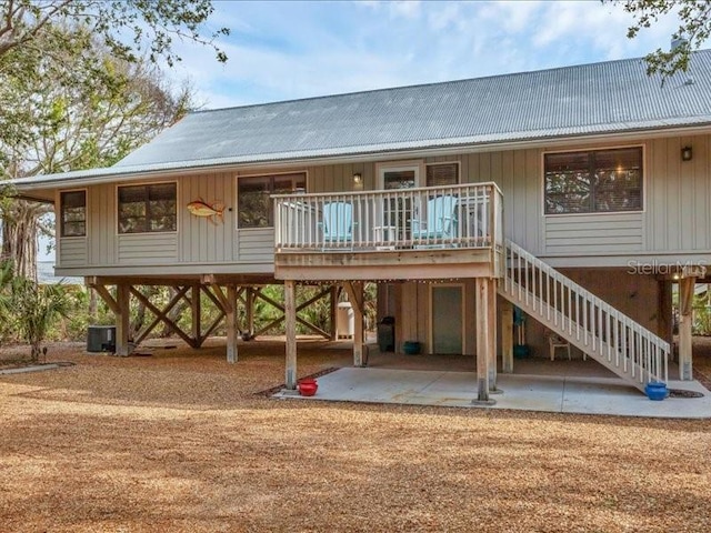 rear view of house featuring a patio area