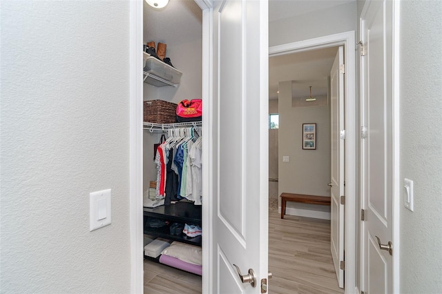 view of closet