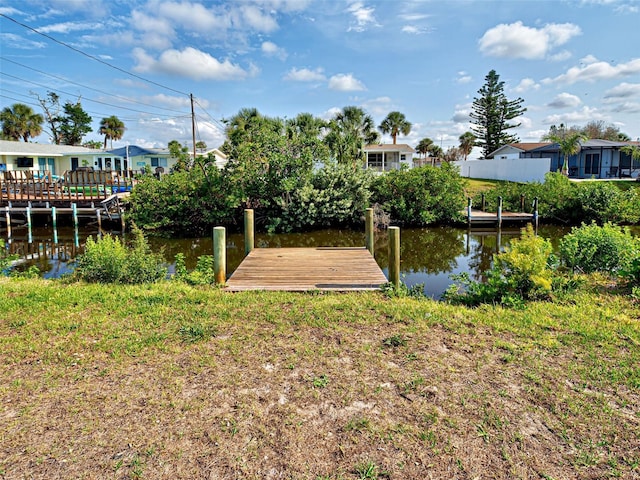 914 E 2nd St, Englewood, FL 34223 - dock area featuring a water view