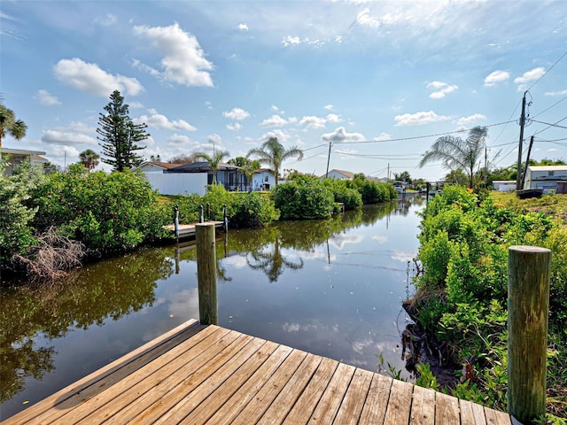 914 E 2nd St, Englewood, FL 34223 - dock featuring a water view