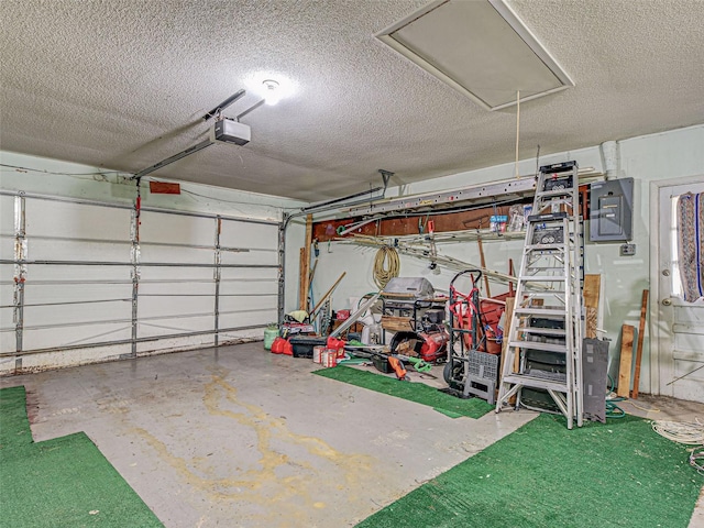 914 E 2nd St, Englewood, FL 34223 - garage with a garage door opener and electric panel