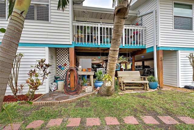 view of rear view of house