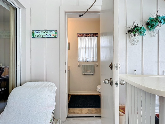 bathroom with toilet