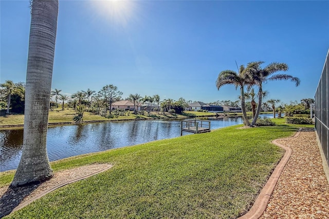 property view of water