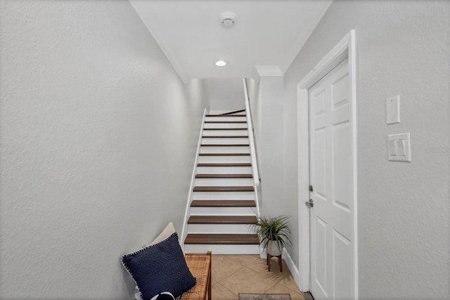 10360 Longshore Rd Unit 66, Placida, FL 33946 - stairway featuring tile patterned floors