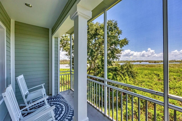 10360 Longshore Rd Unit 66, Placida, FL 33946 - balcony with a water view