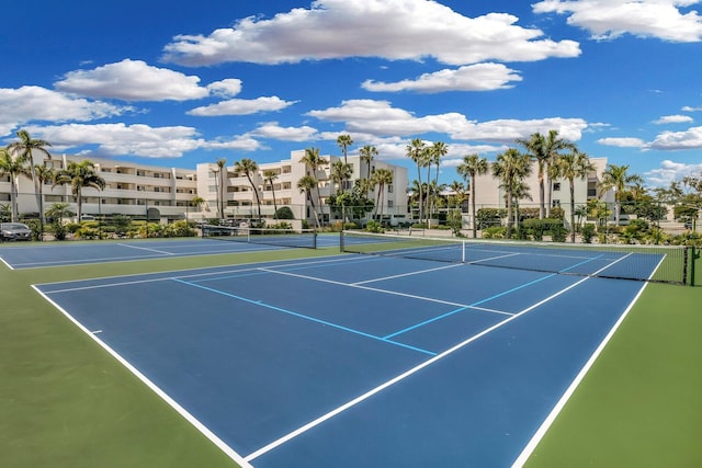 view of sport court