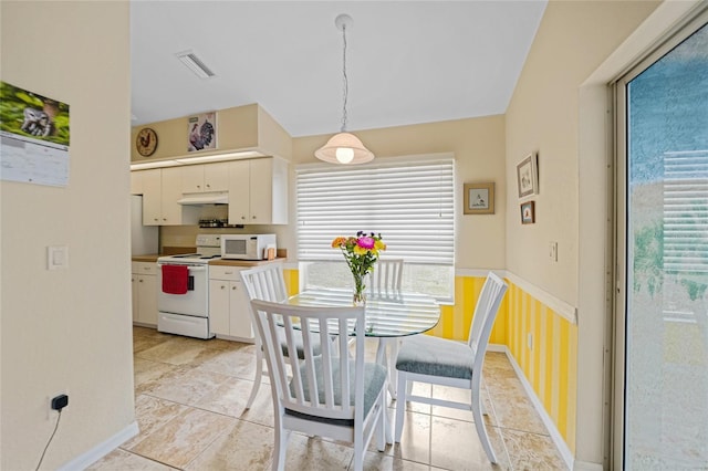 view of dining room