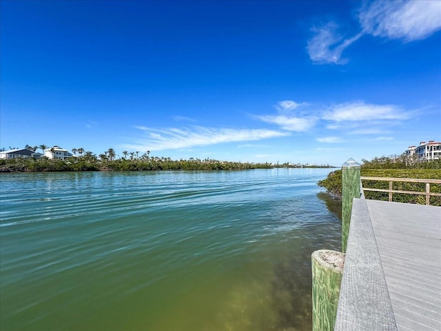 view of water feature