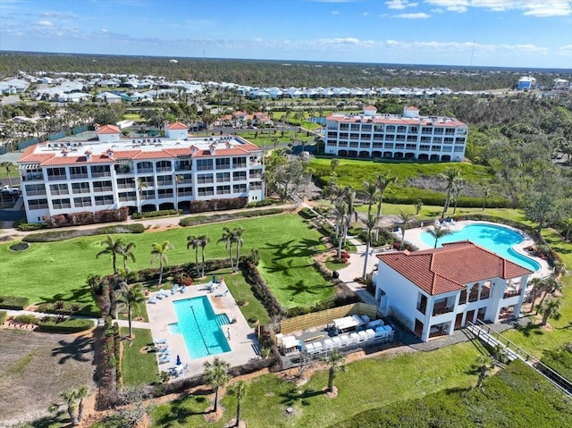 11200 Hacienda Del Mar Blvd Unit 201, Placida, FL 33946 - aerial view of a pool area