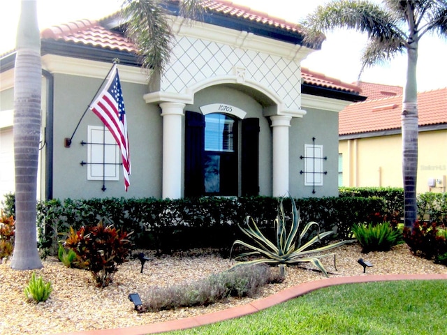 view of front of home