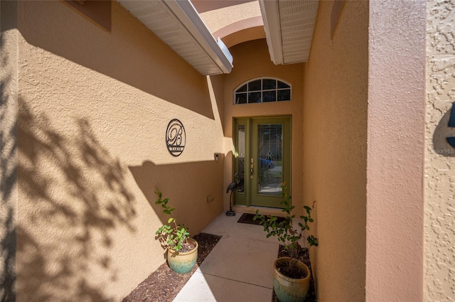 view of property entrance