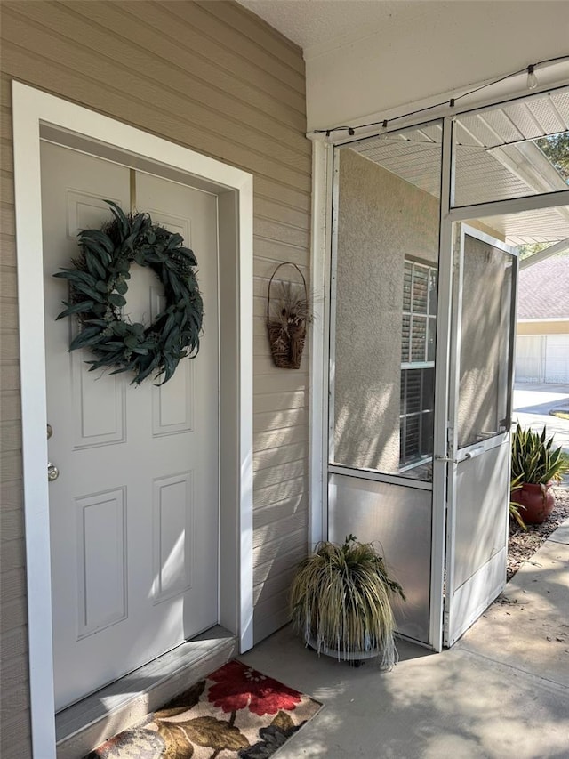 view of property entrance