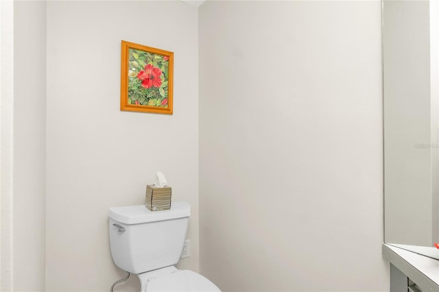 bathroom featuring toilet