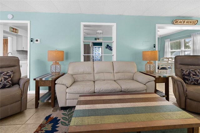 539 Shore Rd, Nokomis, FL 34275 - living room featuring light tile patterned flooring