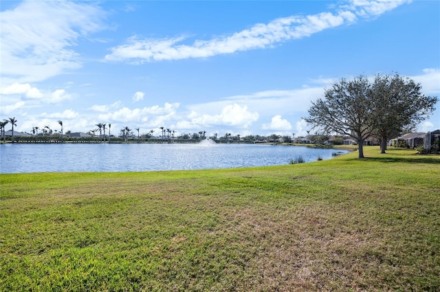 view of water feature